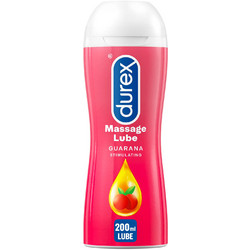 Durex Massage 2 In 1 Guarana Λιπαντικό Gel Νερού Κόλπου & Μασάζ 200ml