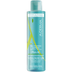A-Derma Phys - AC Purifiante Micellar Water Ντεμακιγιάζ για Λιπαρή Επιδερμίδα 400ml