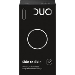 DUO Skin To Skin Προφυλακτικά Λεπτά με Λιπαντικό 12τμχ