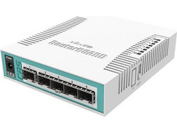 Mikrotik CRS106-1C-5S Unmanaged L2 Switch με 1 Θύρες Ethernet 1Gbps και 5 SFP Θύρες