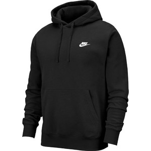 Nike Sportswear Club Ανδρικό Αθλητικό Φούτερ με Κουκούλα Μαύρο BV2654-010 Nike Sportswear Club Ανδρικό Αθλητικό Φούτερ με Κουκούλα Μαύρο BV2654-010