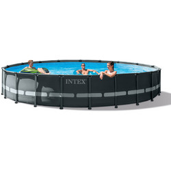 Intex Ultra Frame XTR 26334NP Πισίνα Πλαστική με Μεταλλικό Σκελετό & Αντλία Φίλτρου Φ610x122cm