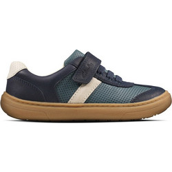 Clarks Flash Step Παιδικά Sneakers Navy Μπλε 26149591