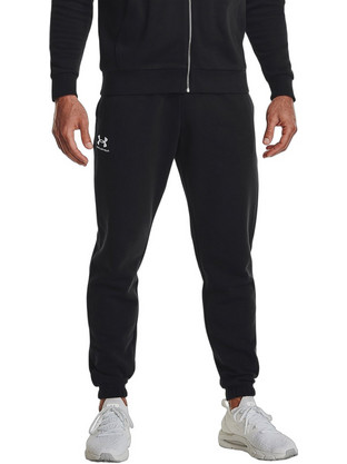 Under Armour Ανδρικό Παντελόνι Φόρμας Fleece με Λάστιχο Μαύρο 1373882-001