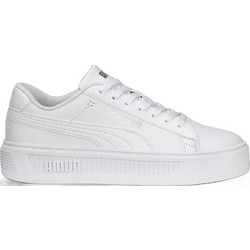 Puma Smash Platform v3 Γυναικεία Sneakers Λευκά 390758-01
