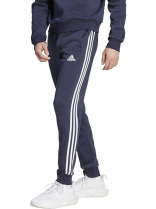 Adidas Ανδρικό Παντελόνι Φόρμας Fleece με Λάστιχο Navy Μπλε IJ6493