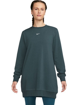 Nike One DF Crew Tunic Mini Αθλητικό Φόρεμα Πράσινο FJ9567-328