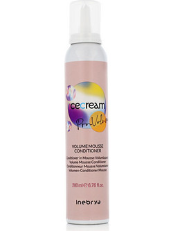 Inebrya Ice Cream Pro-Volume Conditioner Αφρός Μαλλιών για Όγκο Δυνατό Κράτημα 200ml