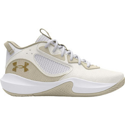 Under Armour Lockdown 6 Ανδρικά Αθλητικά Παπούτσια για Μπάσκετ Λευκά 3025616-103