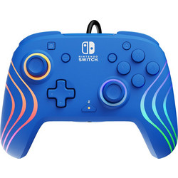PDP Wave Afterglow Wired Controller Switch Blue 500-237-BL