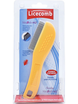 Euromed Licecomb Χτένα για Ψείρες Κίτρινη