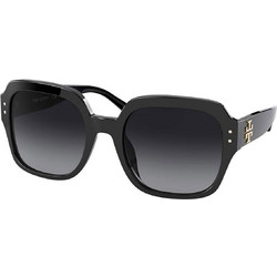 Tory Burch TB7143U 1326T3 Γυναικεία Γυαλιά Ηλίου Τετράγωνα Κοκάλινα Μαύρα με Μαύρο Degradee Φακό