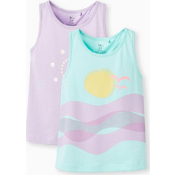Zippy Παιδικό T-Shirt Αμάνικο Λιλά Γαλάζιο 31059242026