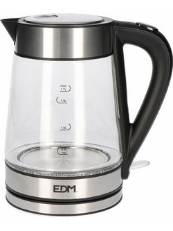 EDM S7920284 Γυάλινος Βραστήρας 1.7lt 2200W