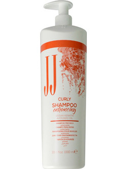 JJ's Curly Enhancing Σαμπουάν Κερατίνης για Όγκο για Σγουρά Μαλλιά 1lt