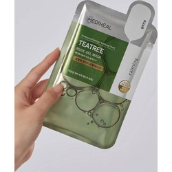 Mediheal Teatree Nude Gel Κρεμώδης Μάσκα Προσώπου για Ενυδάτωση & Καταπράυνση 1τμχ