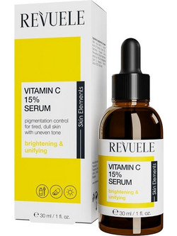 Revuele Skin Elements Vitamin C 15% Ενυδατικό Serum Προσώπου με Βιταμίνη C 30ml