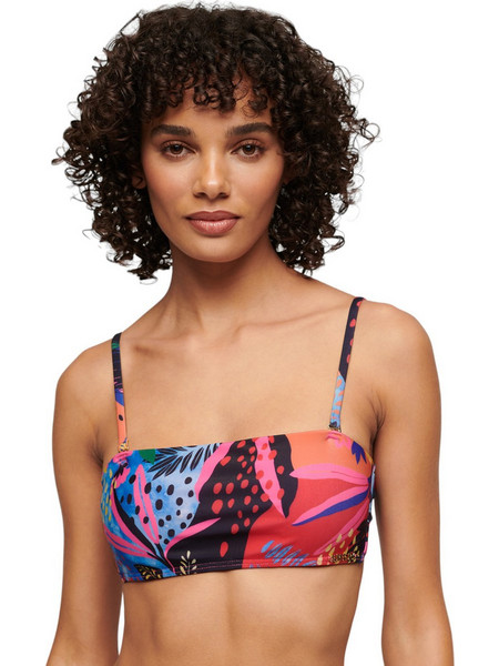 Superdry Bikini Top Μπουστάκι Φούξια Γαλάζιο W3010398A-2CX