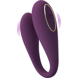 Pretty Love August Global Double Pleasure Διπλός Δονητής για Ζευγάρια με App Control Μωβ