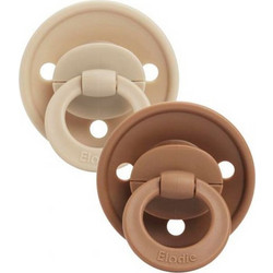 Elodie Details Binky Bundle Newborn Ανατομικές Πιπίλες Καουτσούκ 0-6m Pure Khaki 2τμχ