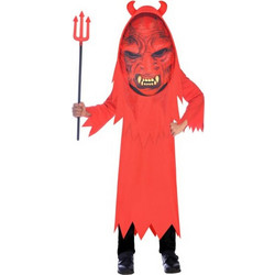 Παιδική Αποκριάτικη Στολή Devil Big Head 9907126