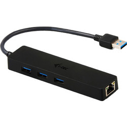 I-tec Advance U3GL3SLIM USB Hub 3.0 USB-A με 4 Θύρες USB-A / Ethernet