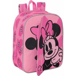 Safta Minnie Mouse Loving Σχολική Τσάντα Πλάτης Δημοτικού Ροζ 612334232