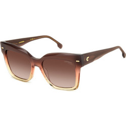 Carrera CA3037S 0MYHA Ανδρικά Γυαλιά Ηλίου Πεταλούδα Κοκάλινα Καφέ με Καφέ Degradee Φακό