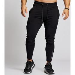 Evolution Body Ανδρικό Παντελόνι Φόρμας με Λάστιχο Μαύρο 2540