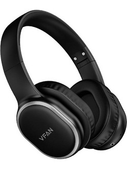 Vipfan BE02 Ασύρματα Bluetooth Ακουστικά Over Ear Μαύρα