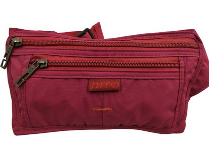 Domus Accessories Τσαντάκι Μέσης Μπορντό 01-800