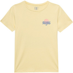 4F Παιδικό T-Shirt Κοντομάνικο Κίτρινο JWSS24-TTSHM1136-73S