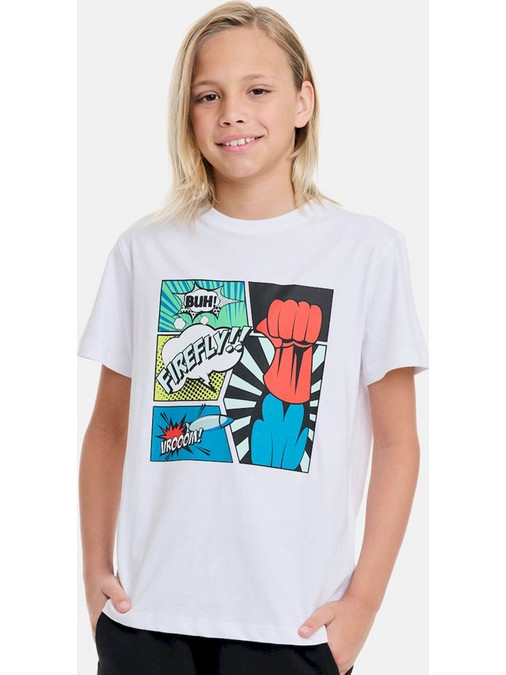 Firefly Παιδικό T-Shirt Κοντομάνικο Λευκό FBT24206-0001