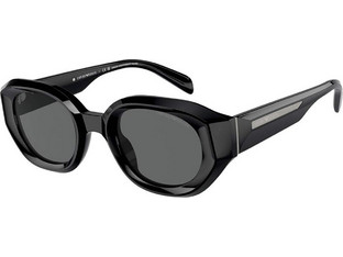 Emporio Armani EA4230U 501787 Γυαλιά Ηλίου Οβάλ Κοκάλινα Μαύρα με Μαύρο Polarized Φακό