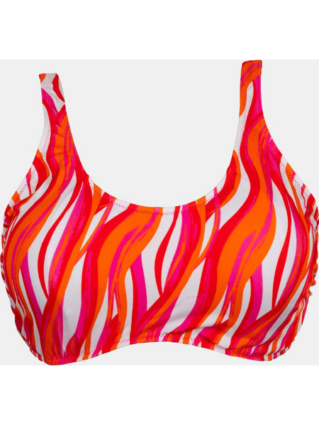 Rock Club Bikini Top Μπουστάκι Φούξια Κοραλί BP-2389