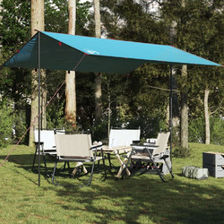 vidaXL Σκίαστρο Παραλίας Μπλε 360x294cm 94659