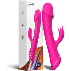 Armony Silicone Rabbit 20.5cm Fuchsia