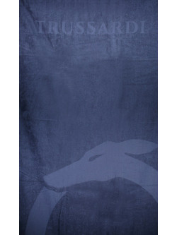 Trussardi Πετσέτα Θαλάσσης Navy Μπλε 98x172cm TRU2MTW01F-BL14