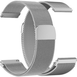 Hoco WH02 Simple Beauty Λουράκι Μεταλλικό Silver (Universal 20mm)
