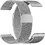 Hoco WH02 Simple Beauty Λουράκι Μεταλλικό Silver (Universal 20mm)