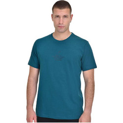 Target Single Jersey Logo Ανδρικό Αθλητικό T-Shirt Πετρόλ S24-56400-22