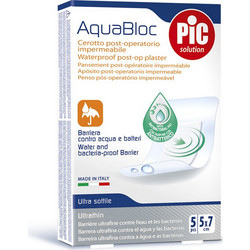 Pic AquaBloc Αποστειρωμένα Αδιάβροχα Αυτοκόλλητα Επιθέματα 5x7cm 5τμχ