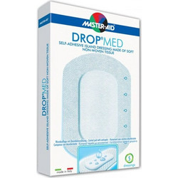 Master Aid Drop Med Αυτοκόλλητες Γάζες 15x17cm 3τμχ