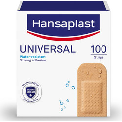 Hansaplast Universal Αυτοκόλλητα Επιθέματα 3x7.2cm 100τμχ