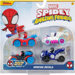 Jazwares Marvel Spidey & His Amazing Friends Amazing Metals 4τμχ