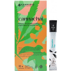 Kannabio Cannachai Πράσινο Τσάι 10 Φακελάκια