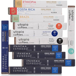 Kawa Coffees Κάψουλες Espresso Grande Pack Combo Συμβατές με Μηχανή Nespresso 120τμχ