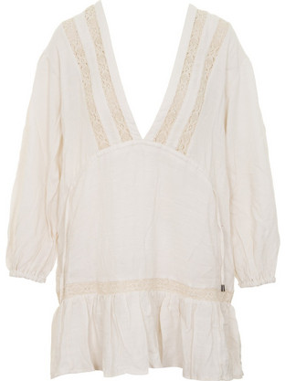 Free People Mini Καθημερινό Φόρεμα Εκρού OB1237222