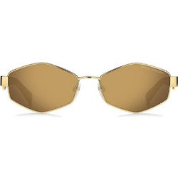 Marc Jacobs MARC496/S RHLVP Γυαλιά Ηλίου Πολυγωνικά Μεταλλικά Χρυσά με Καφέ Polarized Φακό