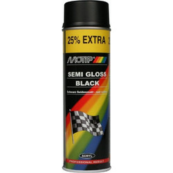 Motip Σπρέι Βαφής Μαύρο Satine 500ml